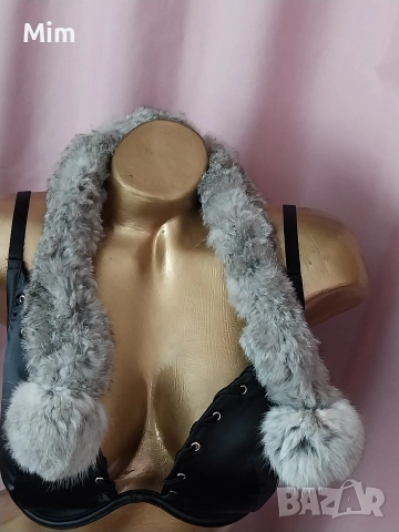 Дамски,зимни кожени шалове и яки, снимка 8 - Шалове - 52591974