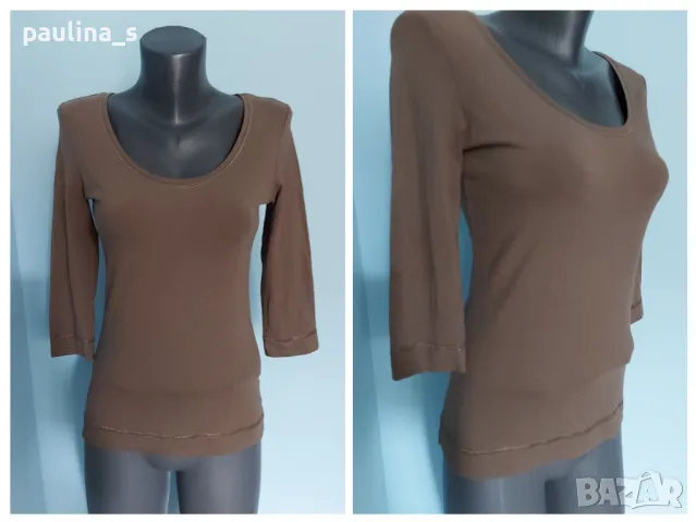 Еластична маркова блуза "Н&М" със 7/8 ръкави