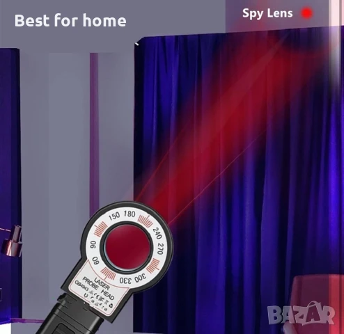 Детектор за скрита камера SC18 Mini Bug, GPS безжичен RF сигнал, аудио GSM детектор  , снимка 5 - Друга електроника - 50643553