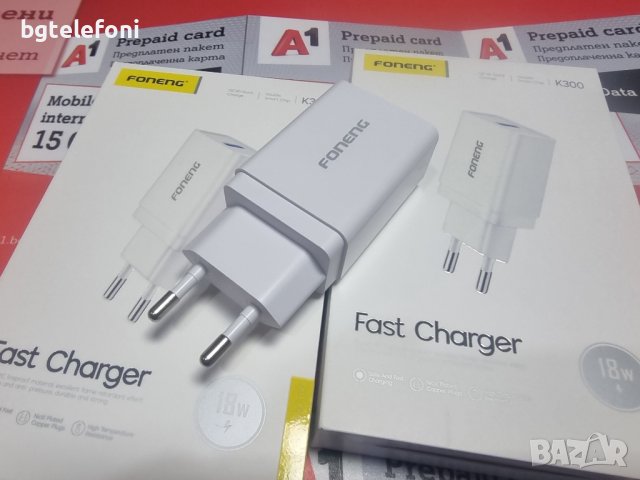 Адаптер 18W с USB за бързо зареждане quick charge, снимка 7 - USB кабели - 44307613