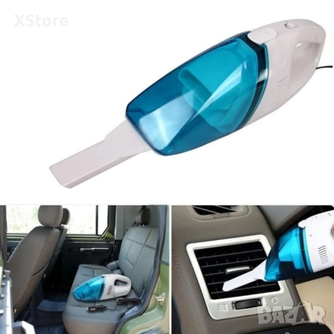 Преносима мини автомобилна прахосмукачка за сухо и мокро почистване, снимка 13 - Аксесоари и консумативи - 52482816