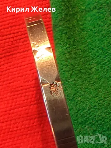 СТАРА ОСМАНСКА МАЙСТОРСКА МАСИВНА СРЕБЪРНА ГРИВНА СРЕБРО ВИСОКА ПРОБА с 2 РЕДКИ МАРКИРОВКИ 30814, снимка 14 - Антикварни и старинни предмети - 49959892