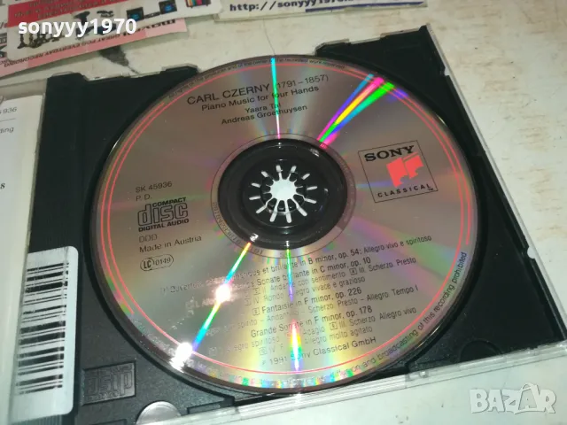 CARL CZERNY CD-MADE IN AUSTRIA-ВНОС GERMANY 0111241002, снимка 6 - CD дискове - 47796193