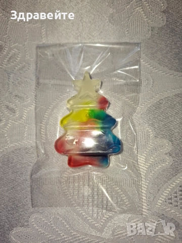 Натурални глицеринови сапунчета с аромат на Коледа, снимка 6 - Декорация за дома - 52646779