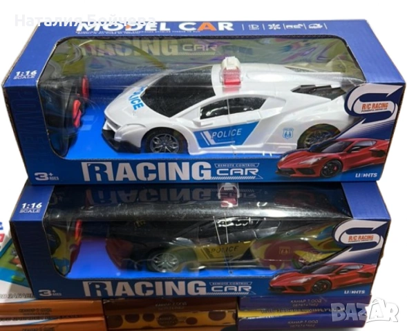 Полицейска скоростна кола с дистанционно управление, снимка 8 - Коли, камиони, мотори, писти - 53379894