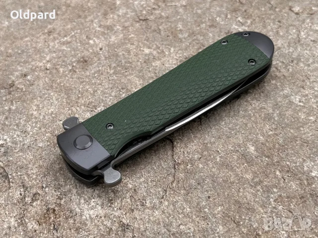 Сгъваем джобен нож GANZO ADIMANTI  SAMSON D2 G10 Green, снимка 3 - Ножове - 56223742