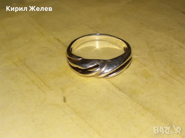СТИЛНО ОРНАМЕНТИРАН СРЕБЪРЕН РЕТРО ПРЪСТЕН СРЕБРО 925 ПРОБА РЪЧНА ИЗРАБОТКА 37099, снимка 10 - Антикварни и старинни предмети - 39979862