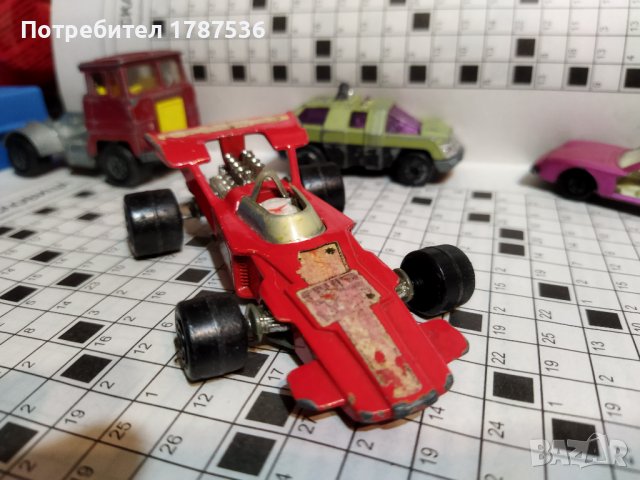 1971 Matchbox Speed Kings Car, Matchbox Race Car, Lesney Products, Made In England, Vintage Toy Car, снимка 3 - Колекции - 38881405