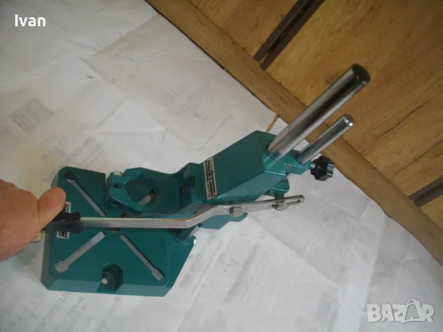 MANESMANN НОВА ОЛЕКОТЕНА АЛУМИНИЕВА ПРОФЕСИОНАЛНА НЕМСКА СТОЙКА ЗА БОРМАШИНА 2,0кг/работен ход 65мм, снимка 6 - Бормашини - 48253407