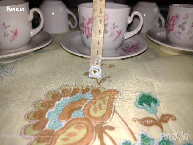 Сервиз за кафе European  Izida porcelain Изида , снимка 9 - Сервизи - 35029117
