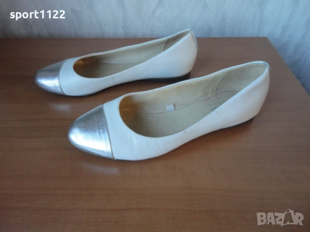 N38,5 Fortini/естествена кожа/дамски балерини, снимка 3 - Дамски ежедневни обувки - 51748747