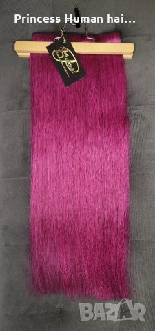 100% Естествена коса на треси с клипси 55 см, снимка 6 - Аксесоари за коса - 44166801