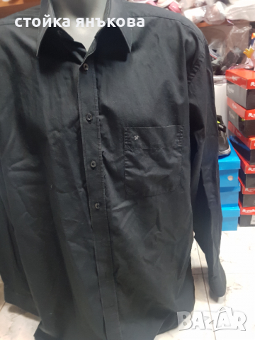 Продавам мъжка черна риза XL, снимка 2 - Ризи - 36536011