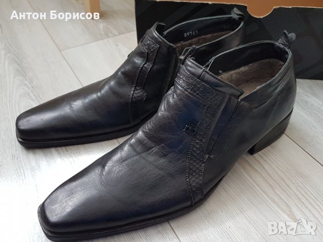 Оригинални обувки MARIO BRUNI-ръчна изработка, снимка 3 - Мъжки боти - 40168313