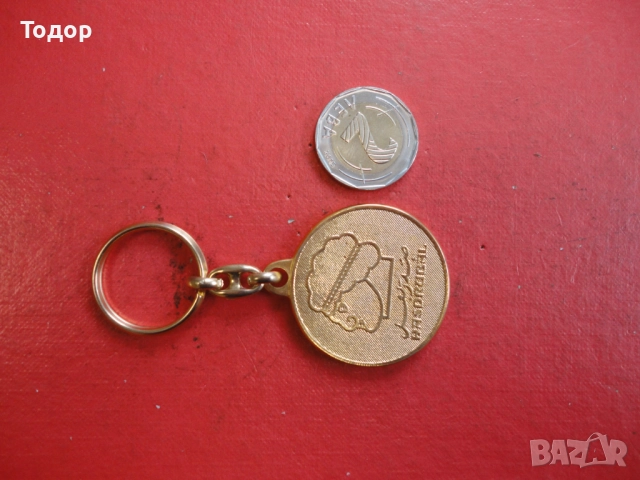 Страхотен позлатен ключодържател 22 
