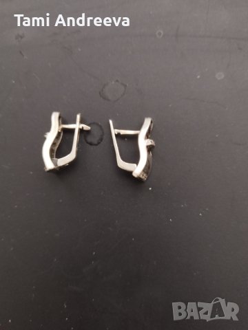 Сребърни обеци , снимка 4 - Обеци - 40696737
