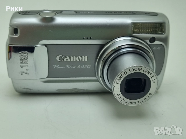 Canon PowerShot A470 Digital Camera 7.1MP 3.4x Optical Zoom, снимка 4 - Фотоапарати - 52941560