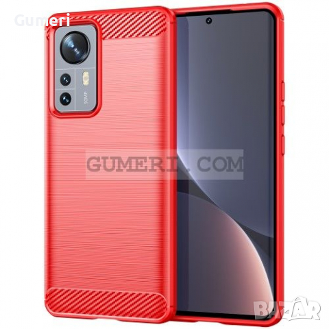Xiaomi 12 Pro - Противоударен Силиконов Гръб - Карбон, снимка 9 - Калъфи, кейсове - 36541316