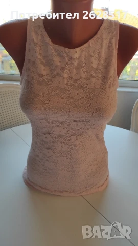 Дамски топ с красив гръб размер S, снимка 4 - Корсети, бюстиета, топове - 51020518