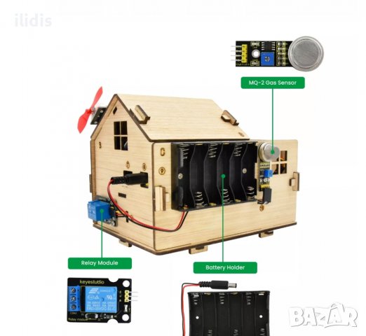 Ардуино, Smart Home Kit with Board for Arduino DIY STEM, снимка 2 - Други - 38572352
