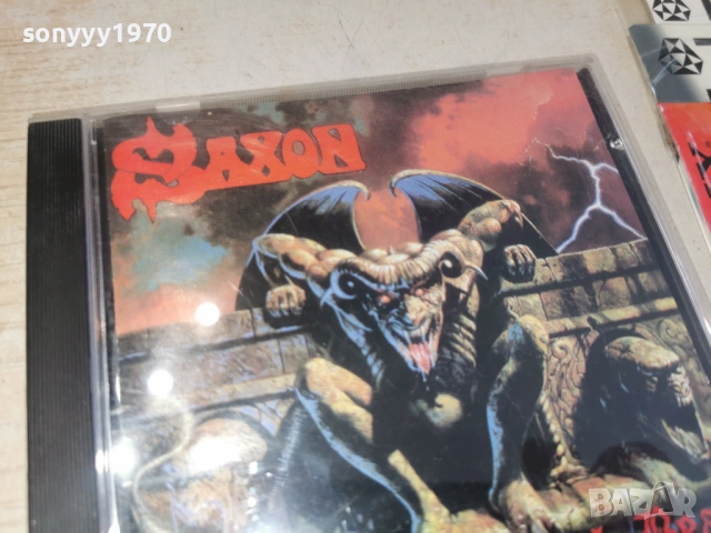 SAXON CD 0202261320, снимка 8 - CD дискове - 53321815