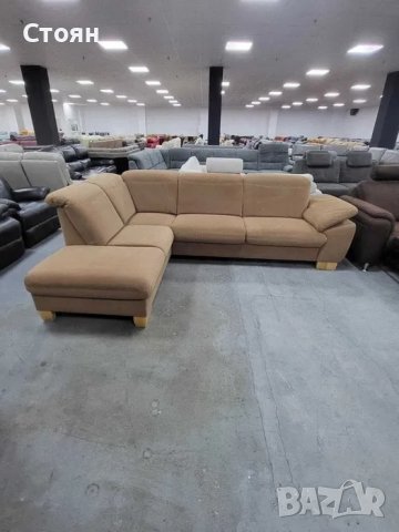 ПРОМОЦИЯ!!!Тъмно бежов диван от плат с ракла "PP - LA15052", снимка 2 - Дивани и мека мебел - 39964936
