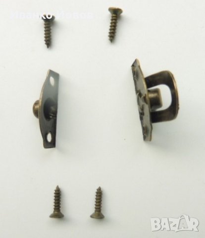 Метална закопчалка, малка, декоративна, катарама, закопчалка за кутии, Винтидж стил, цвят Бронз, снимка 10 - Други - 39579546