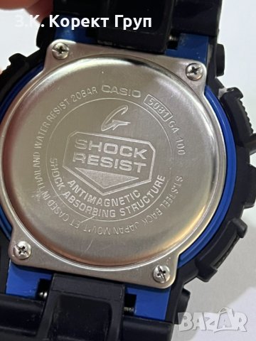  Часовник G-Shock  GA-100-1A1ER, снимка 6 - Мъжки - 40847948