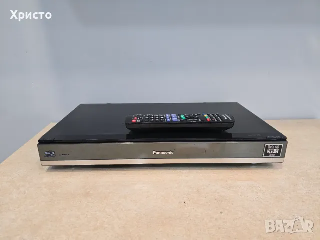 🔊Panasonic DMR-BCT820EG 💿BLURAY RECORDER TWIN HD DVB-C 3D WLAN DLNA,  (HD DVB-C 3D WLAN DLNA), снимка 1 - Плейъри, домашно кино, прожектори - 49022872