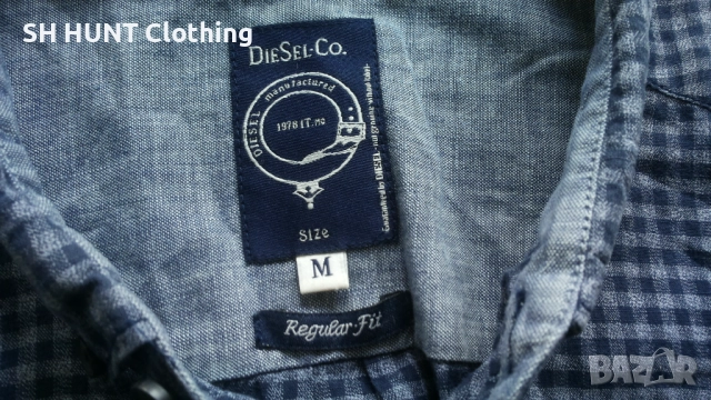 DIESEL Regular Fit Shirt Размер M мъжка риза 16-63, снимка 12 - Ризи - 52204977