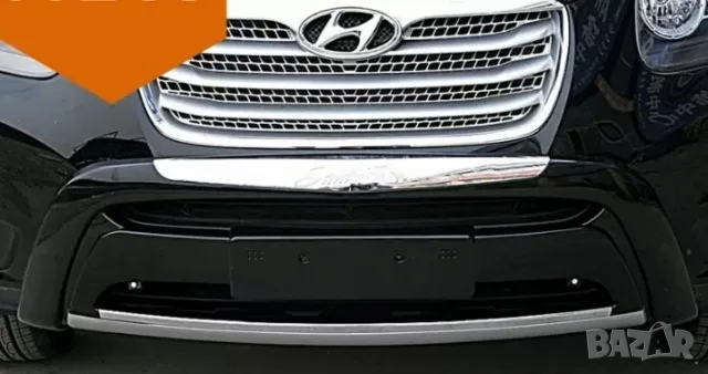 Комплект преден и заден ролбар за Hyundai Santa Fe 2010–2012 черен, снимка 2 - Аксесоари и консумативи - 55869235
