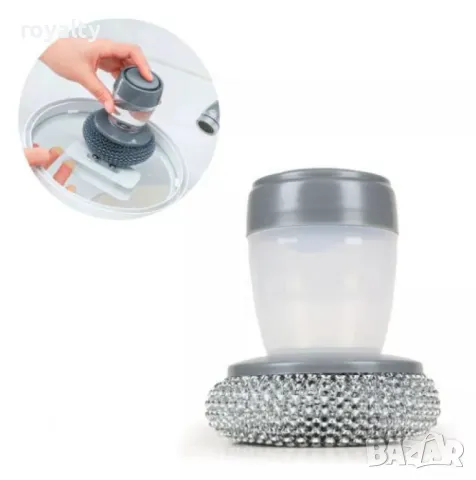 PVC гъба с контейнер за препарат - Универсална и издръжлива, снимка 6 - Други стоки за дома - 49173559