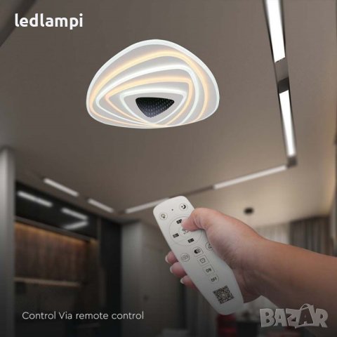 LED Плафониера 120W Димиране+Дистанционно Управление 3in1, снимка 3 - Лампи за таван - 42269973