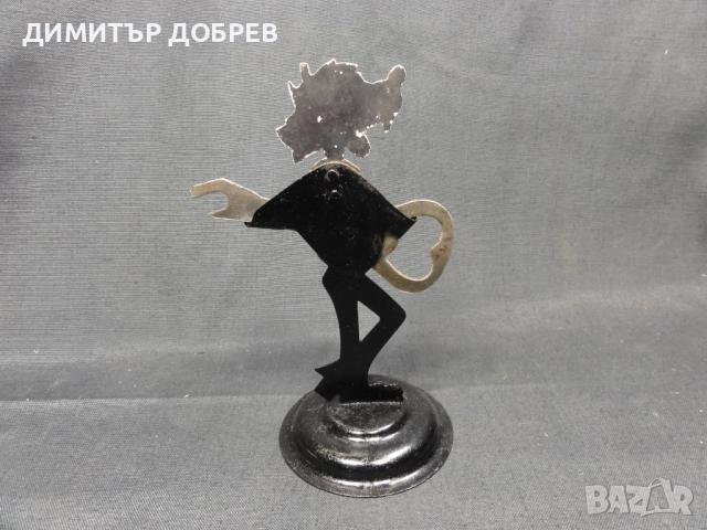 СТАРА РЕТРО СОЦ СССР НАСТОЛНА ФИГУРКА - ОТВАРАЧКА НУ ПОГОДИ, снимка 5 - Антикварни и старинни предмети - 51749158