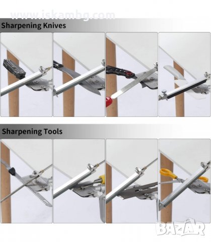 ТОЧИЛО ЗА НОЖ С ФИКСИРАН ЪГЪЛ, ЗАТОЧВАНЕ С ПЛОЧКИ, БРУСОВЕ - код ФИКСИРАН ЪГЪЛ, снимка 16 - Аксесоари за кухня - 33936222
