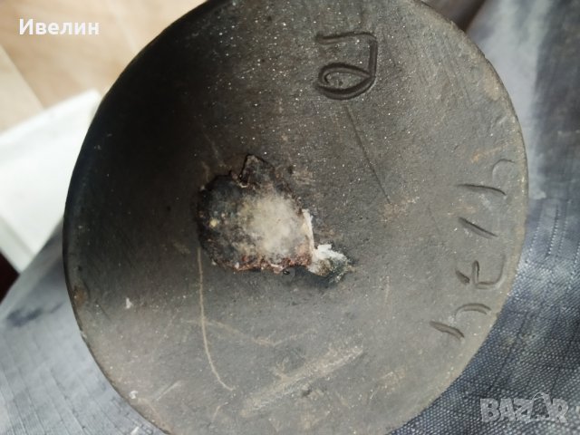 стар керамичен свещник с маркировка, снимка 4 - Антикварни и старинни предмети - 29218164