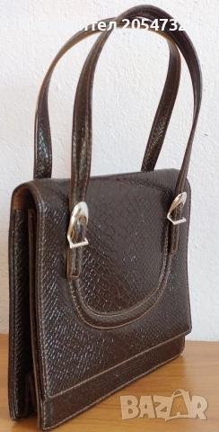 Кафява дамска чанта, снимка 13 - Чанти - 52289595