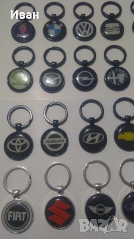 Ключодържател от лек метал черен с емблеми на марка кола автомобил джип ван бус + подарък, снимка 8 - Аксесоари и консумативи - 29186772