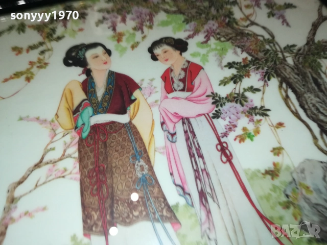 JAPAN-ЯПОНСКА КАРТИНА С РАМКА И СТЪКЛО 0210250836, снимка 13 - Колекции - 51915646