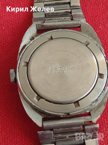 Стар рядък модел мъжки часовник ПОЛЕТ СССР за колекционери от соца 21526, снимка 5 - Антикварни и старинни предмети - 37456779