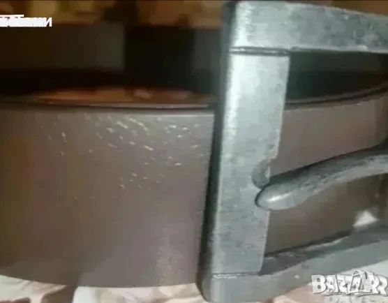 Нов Мъжки Колан Изцяло от Естествена Кожа 130см. 