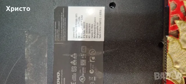 лаптоп Леново g555 за части , снимка 3 - Части за лаптопи - 48529300