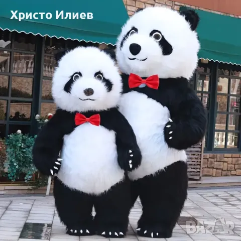 Голям Костюм на Мече Панда за изненади детски рожденни дни партита 1,9м, снимка 2 - Декорация - 48766074