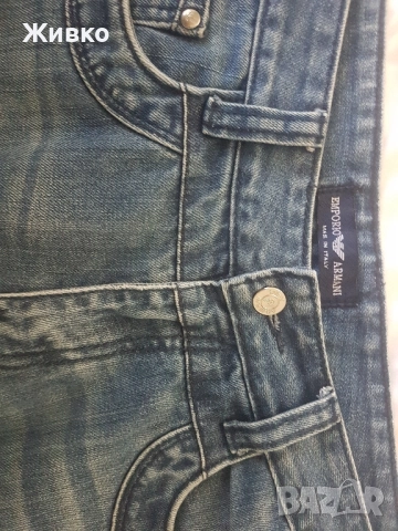 продавам дънки Емпорио Армани оригинал размер 32., снимка 3 - Дънки - 52064353