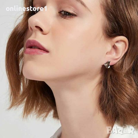 Сребърни обеци - Есенни листа 925 BX550, снимка 3 - Обеци - 39123137