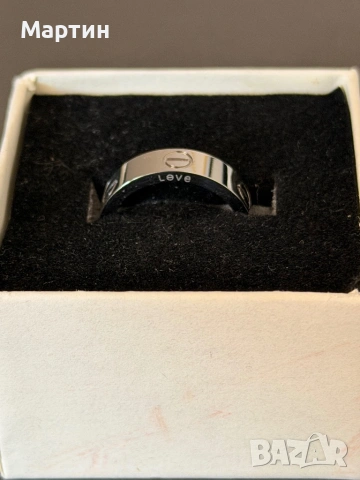 Cartier - model stainless steel silver ring, снимка 2 - Други - 54243511