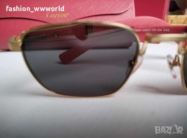 червени очила Cartier , снимка 7 - Слънчеви и диоптрични очила - 51321401