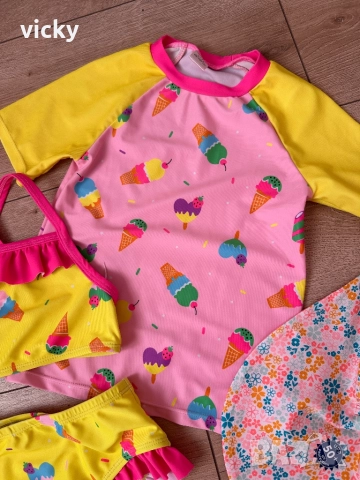 Детски бански костюм / комплект LC Waikiki, размер 98-104 + ПОДАРЪК , снимка 3 - Детско бельо и бански  - 46421378