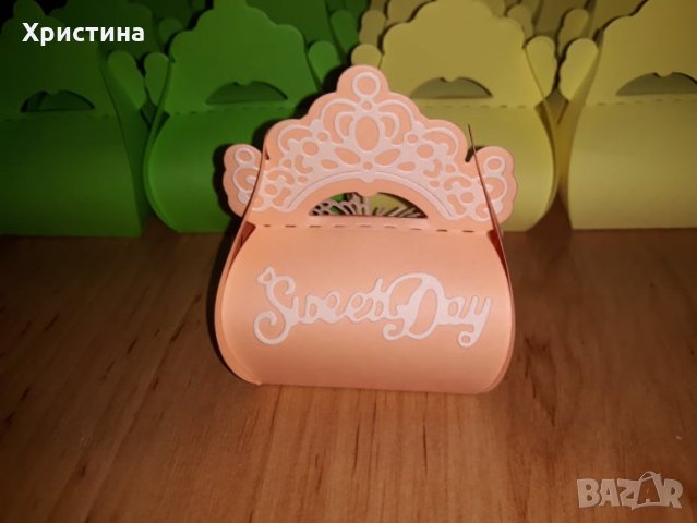 Кутия за бонбон- подарък за гости на бал, сватба, кръщене, рожден ден, училище, снимка 4 - Други - 29111881