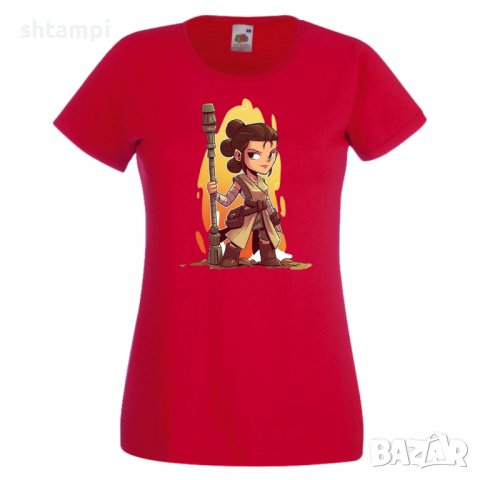 Дамска тениска Star Wars Rey Игра,Изненада,Подарък,Геймър,